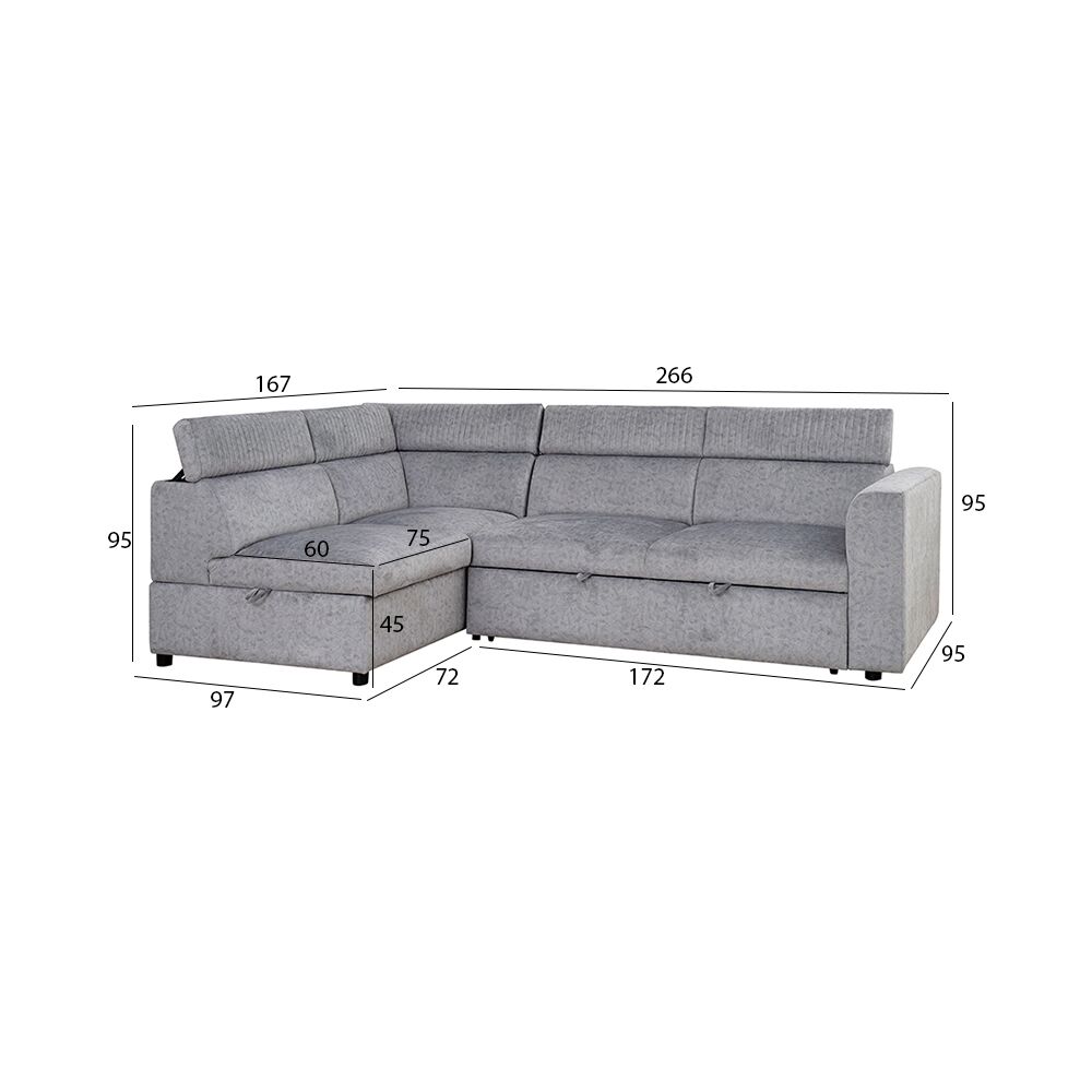 Bell Sofa Bed with Storage - Image 2