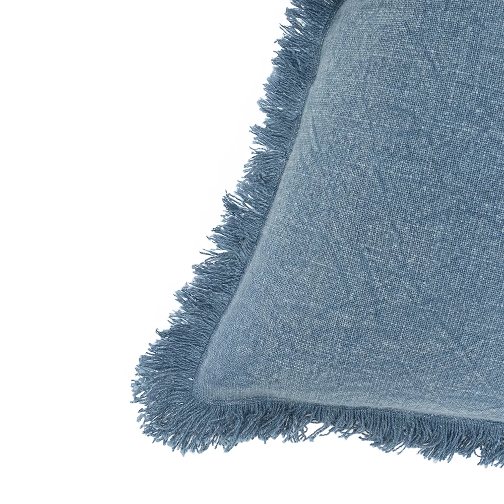 Heston stonewash blue cushion 45×45 cm - Image 3