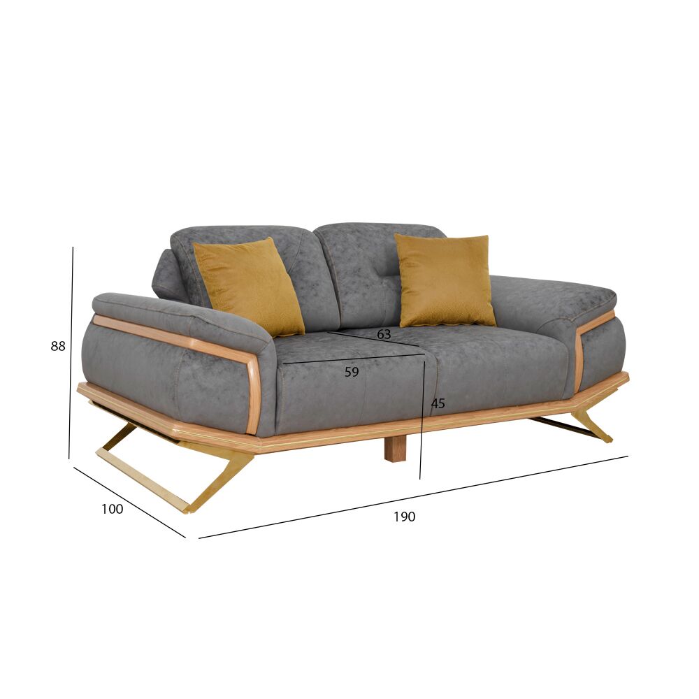 Okyu Sofa Set - Image 3