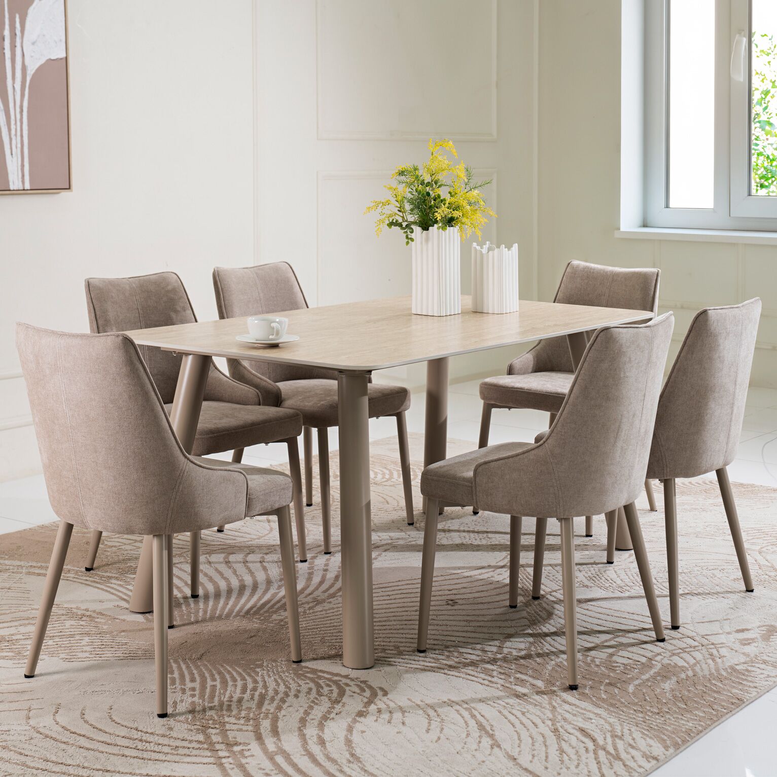 Hale 6-Seater Dining Set - Image 5