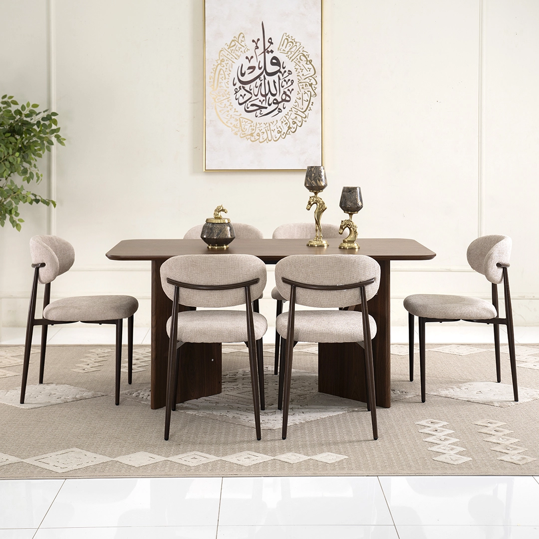 Nordic 6-Seater Dining Set - Image 4