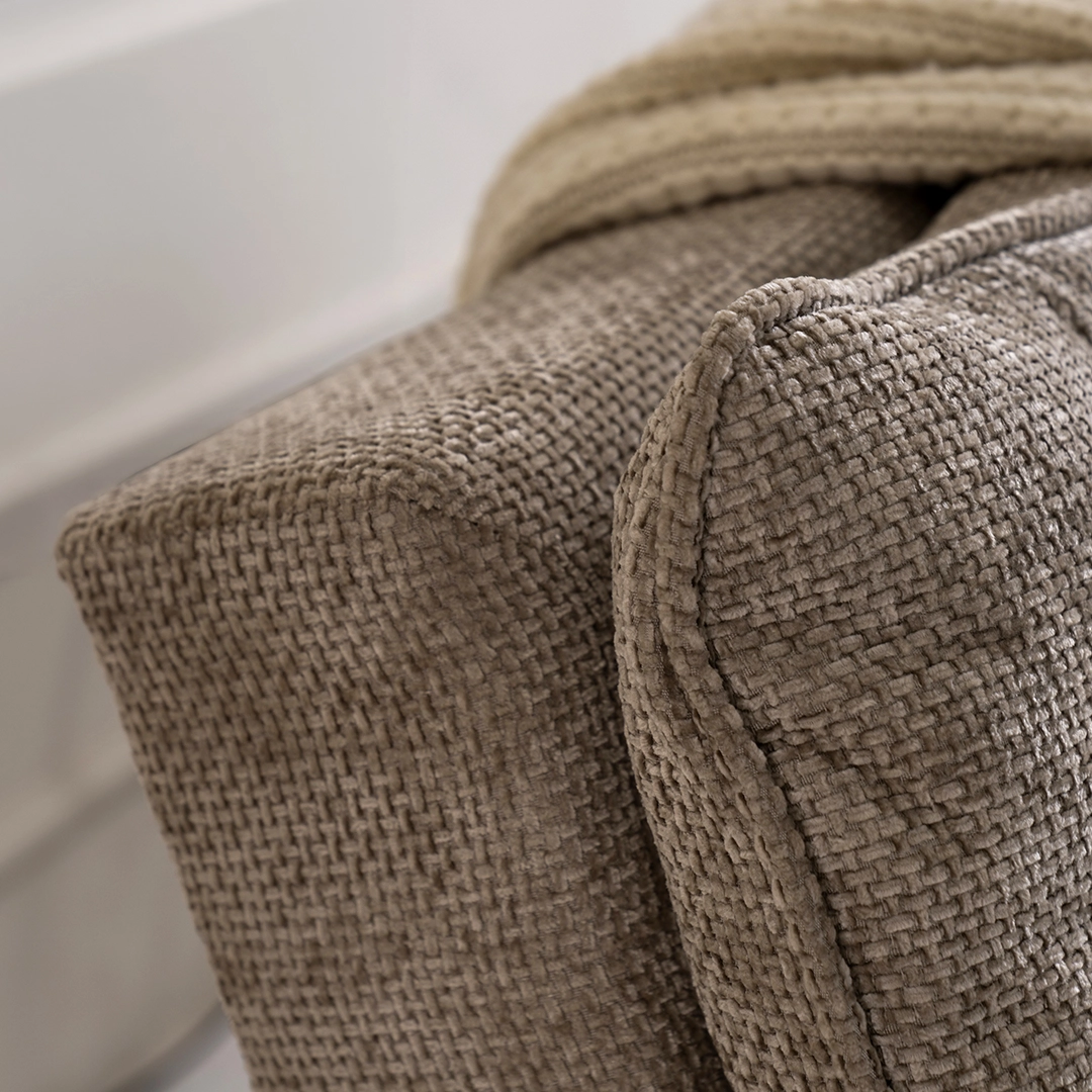 Dustin 3-Seater Sofa Bed-Beige - Image 9