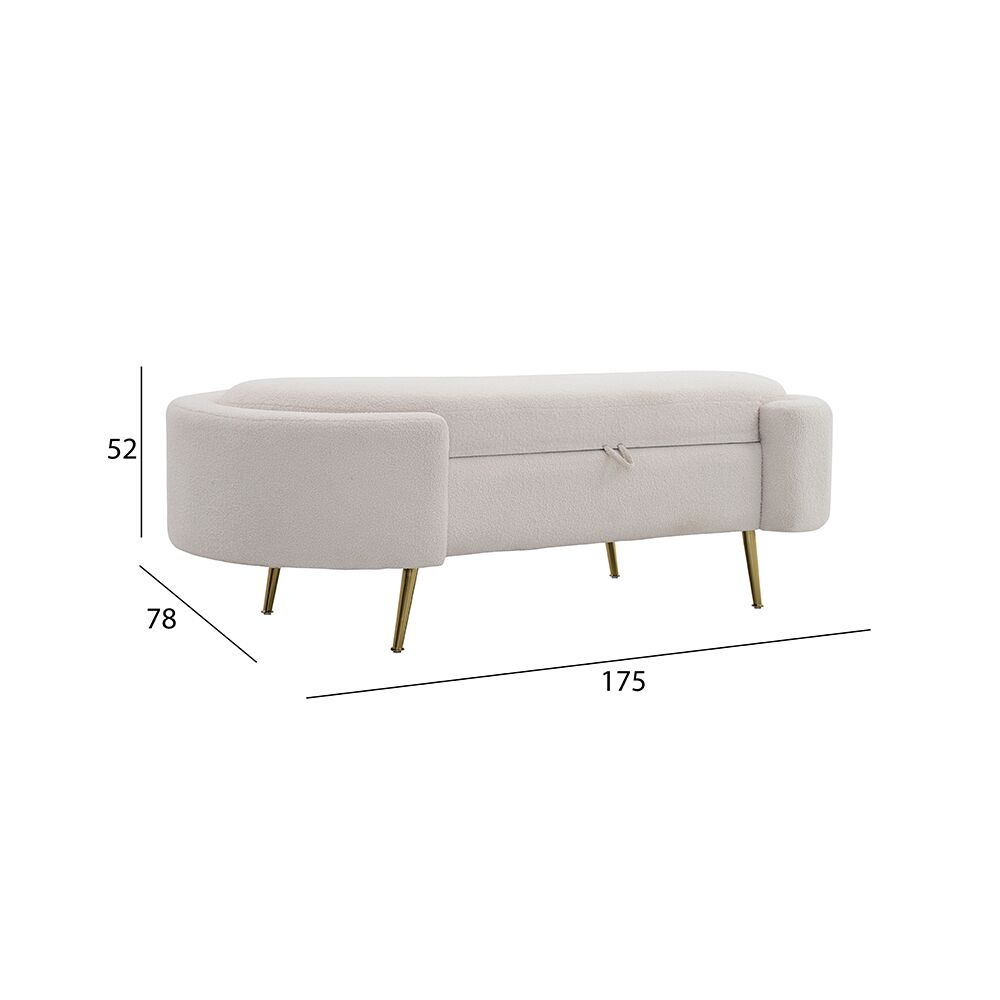 Nobles Bed Bench with Storage - Image 2