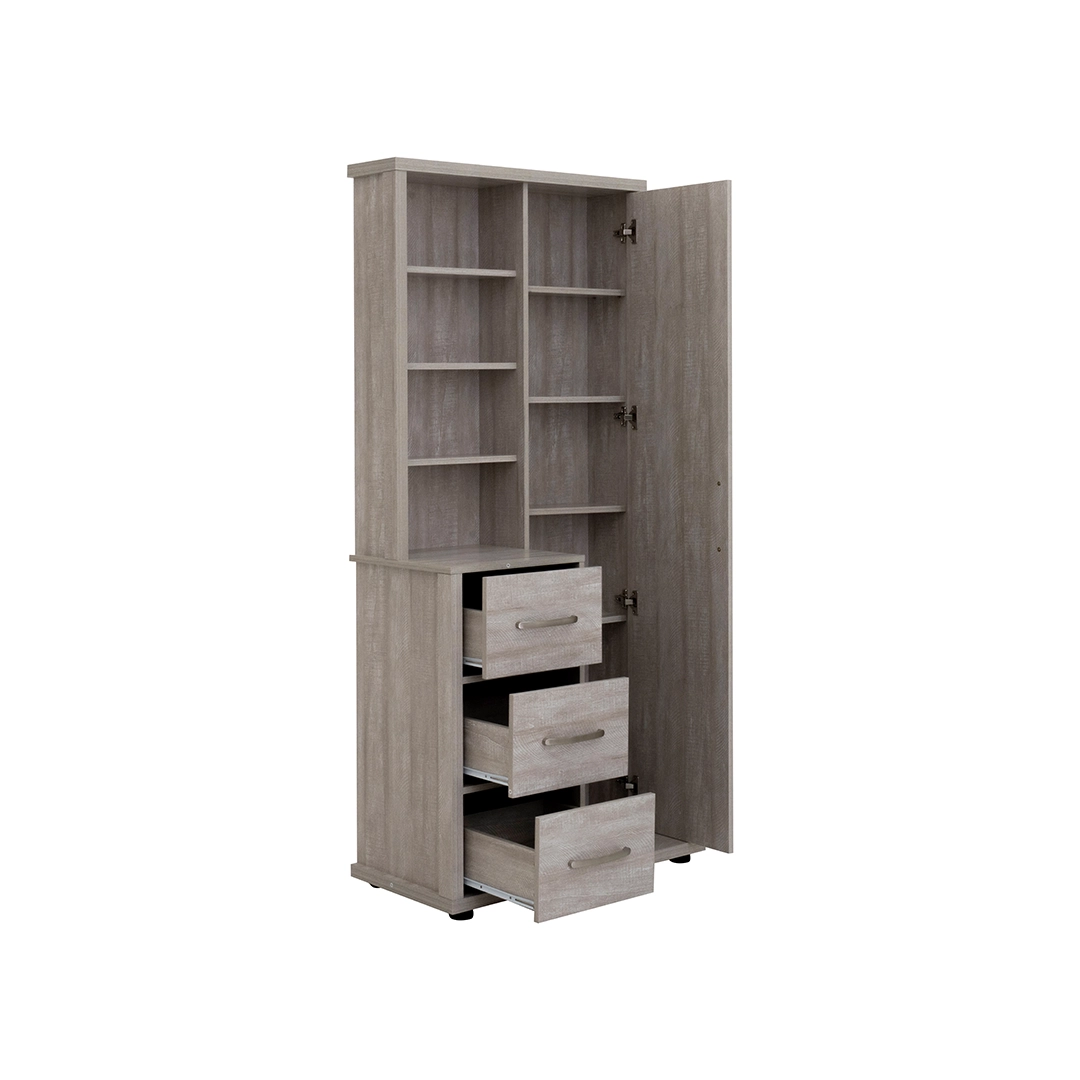 Como Dresser with Mirror-Grey - Image 4