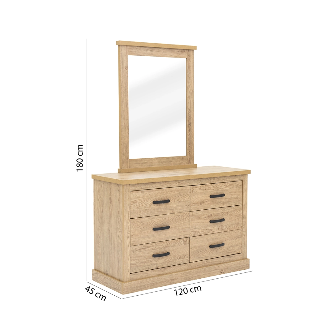 Majestic Dresser with Mirror - Image 6