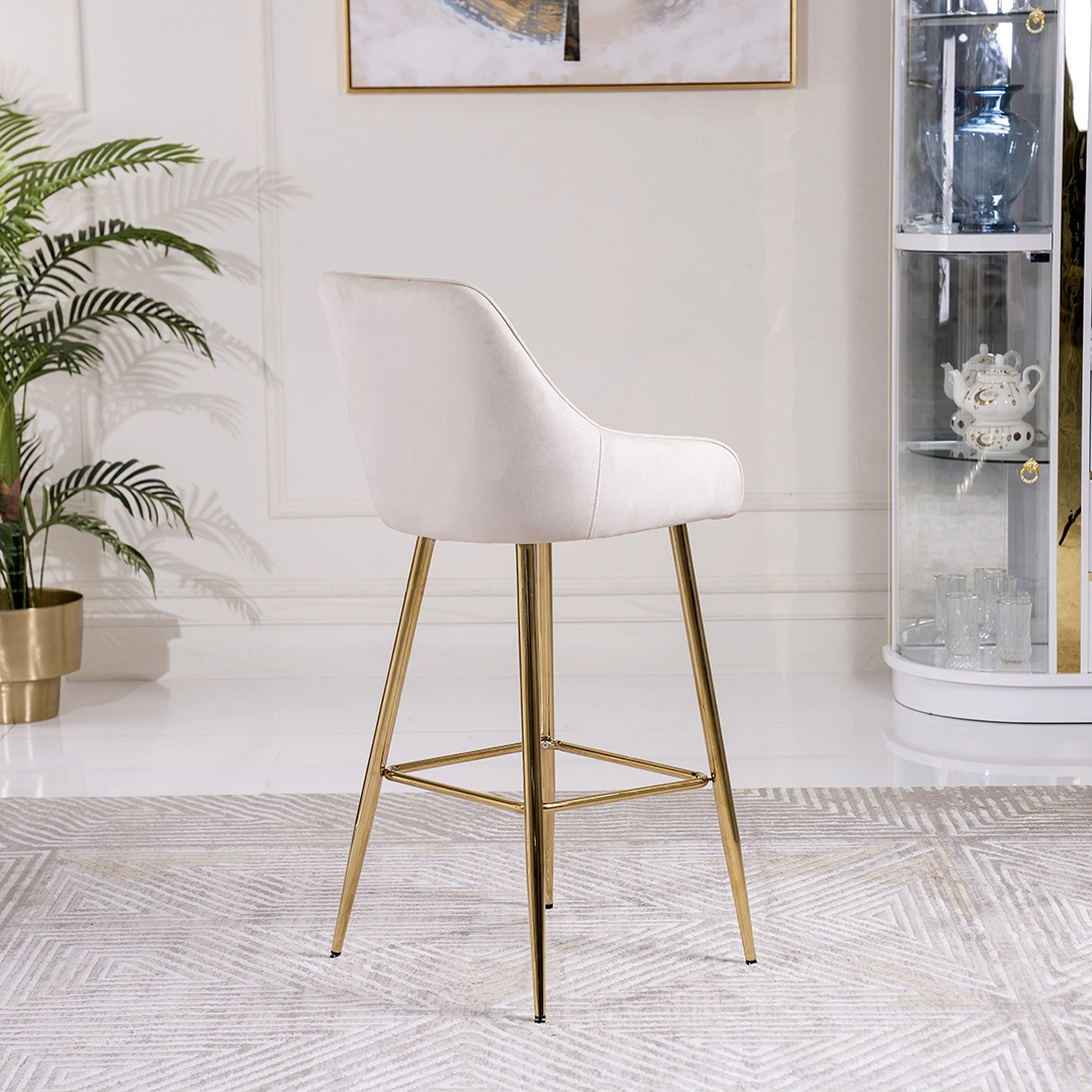 Diva Bar Chair-Beige - Image 6