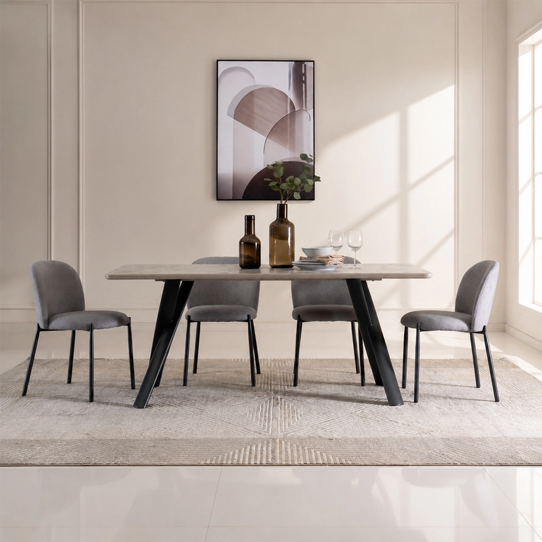 Larnac 6-Seater Dining Set - Image 4
