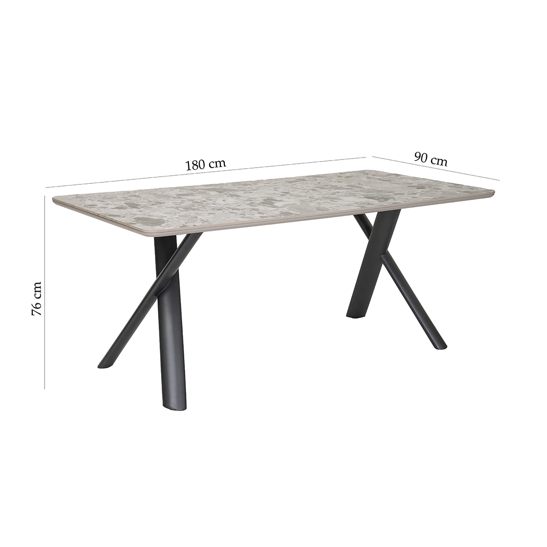 Larnac 6-Seater Dining Set - Image 2
