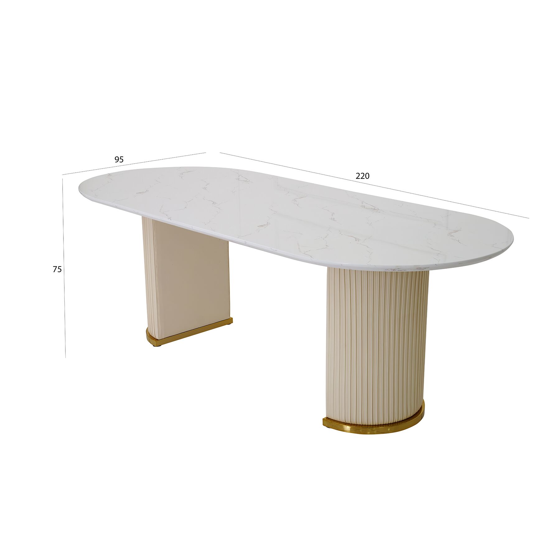 Pearl 8-Seater Dining Set - Image 2