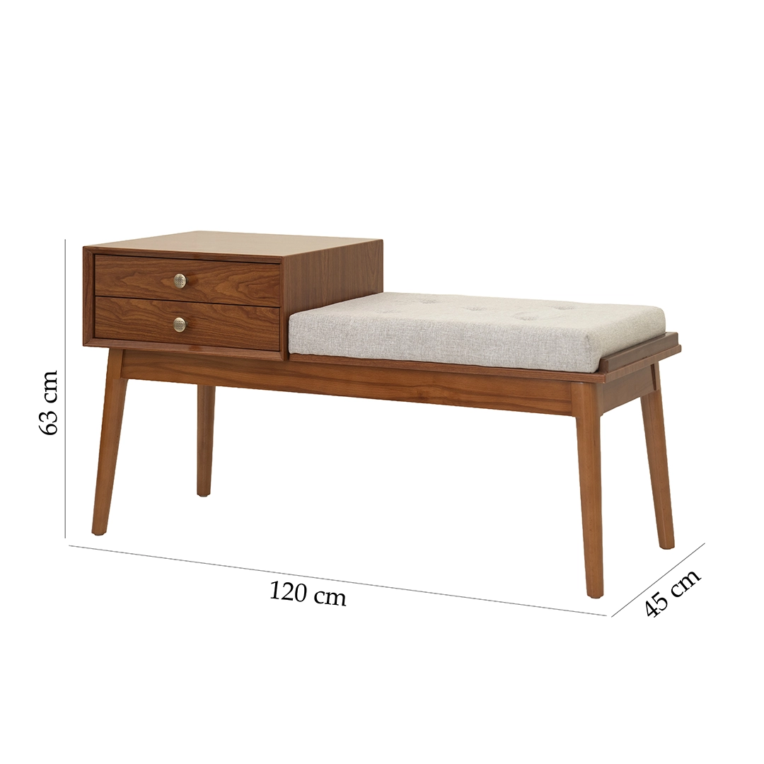 Claude Ottoman with Drawers - Image 2