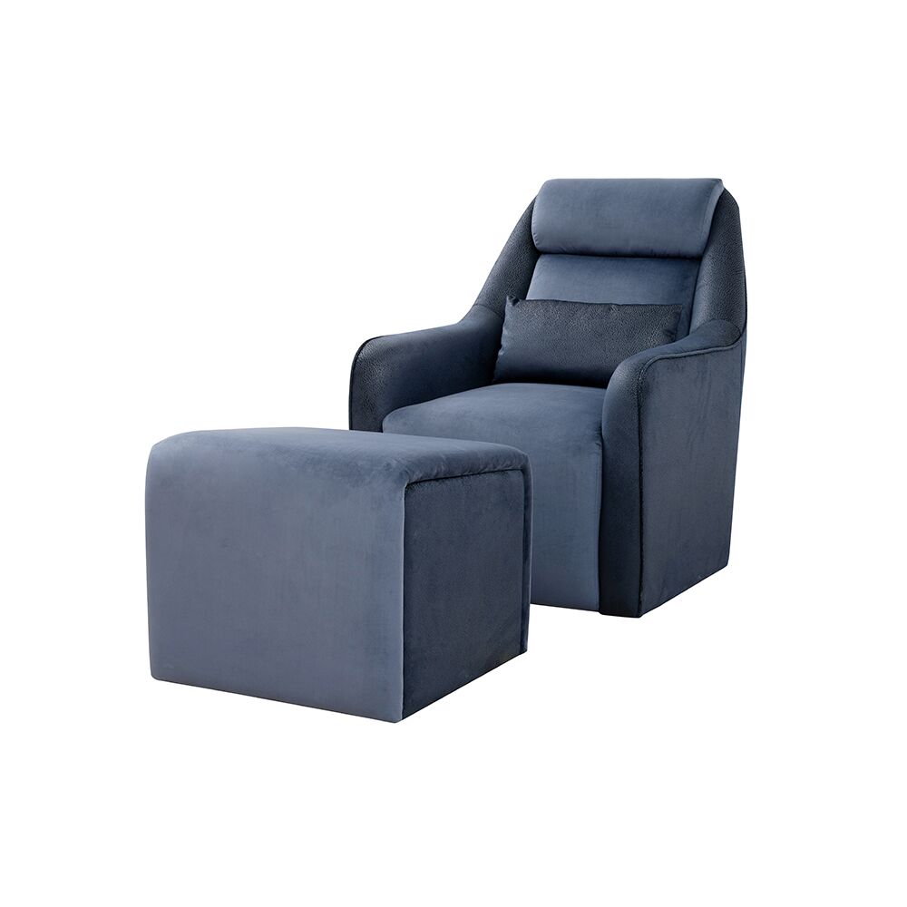 The Cinemax Chair & Pouffe