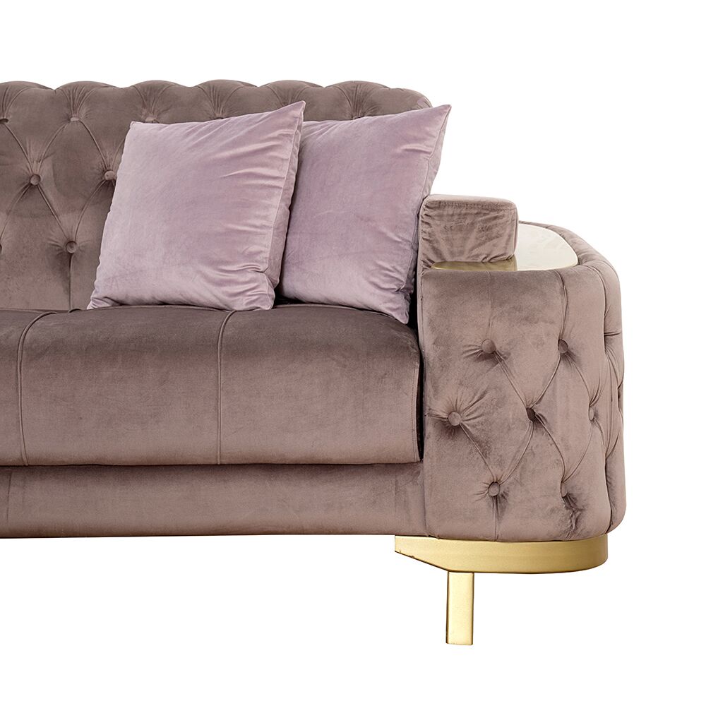 Pivot Corner Sofa With Ottoman - Image 2