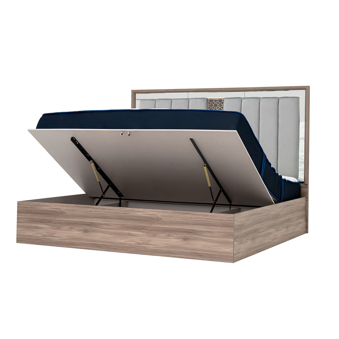 Clara 9-Piece Super King Bedroom Set With Hydraulic Storage-200*200 cm - Image 11