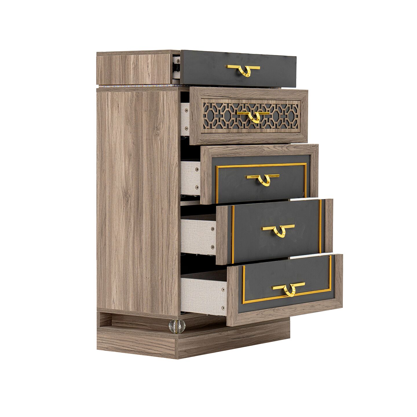 Clara 9-Piece Super King Bedroom Set With Hydraulic Storage-200*200 cm - Image 13