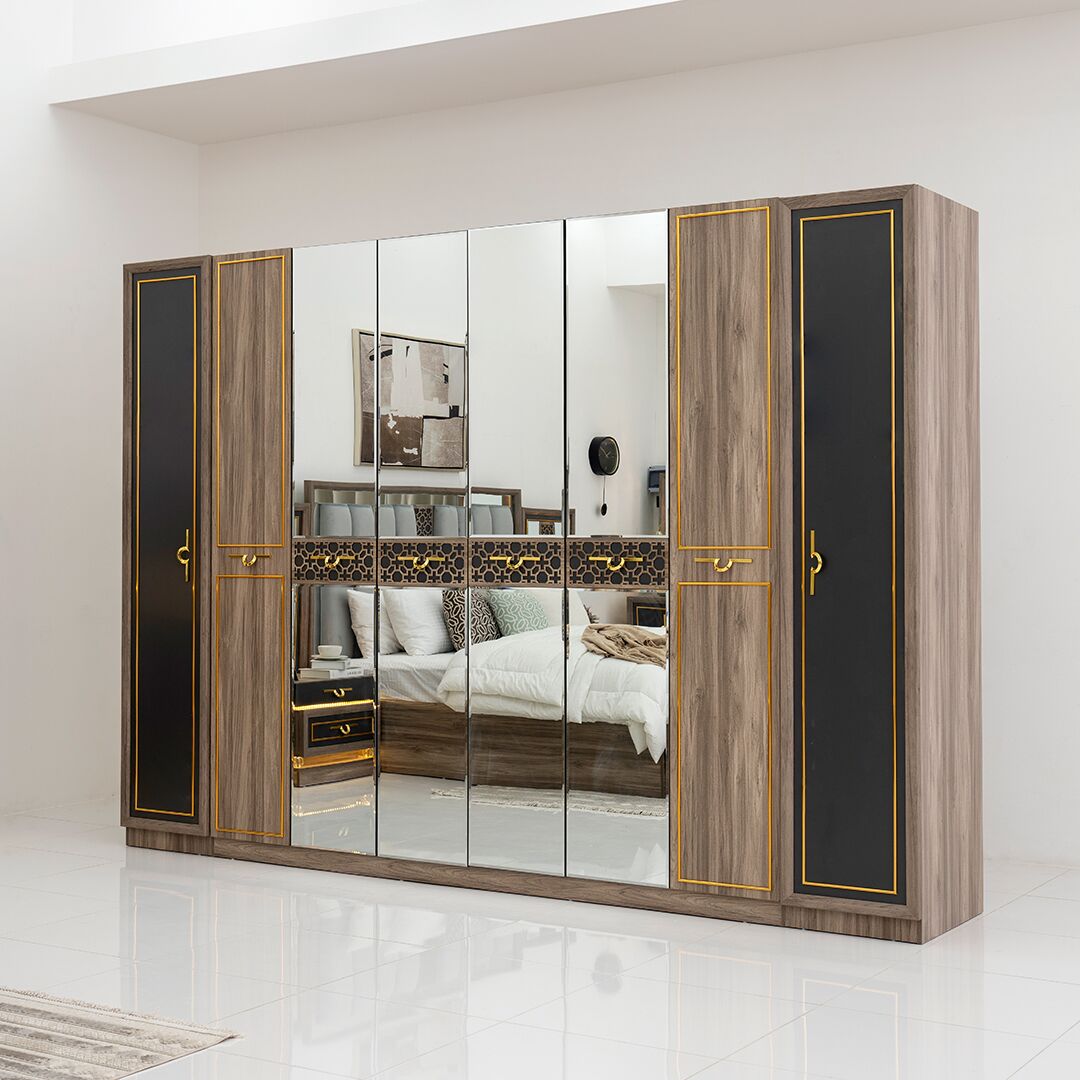 Clara 9-Piece Super King Bedroom Set With Hydraulic Storage-200*200 cm - Image 57