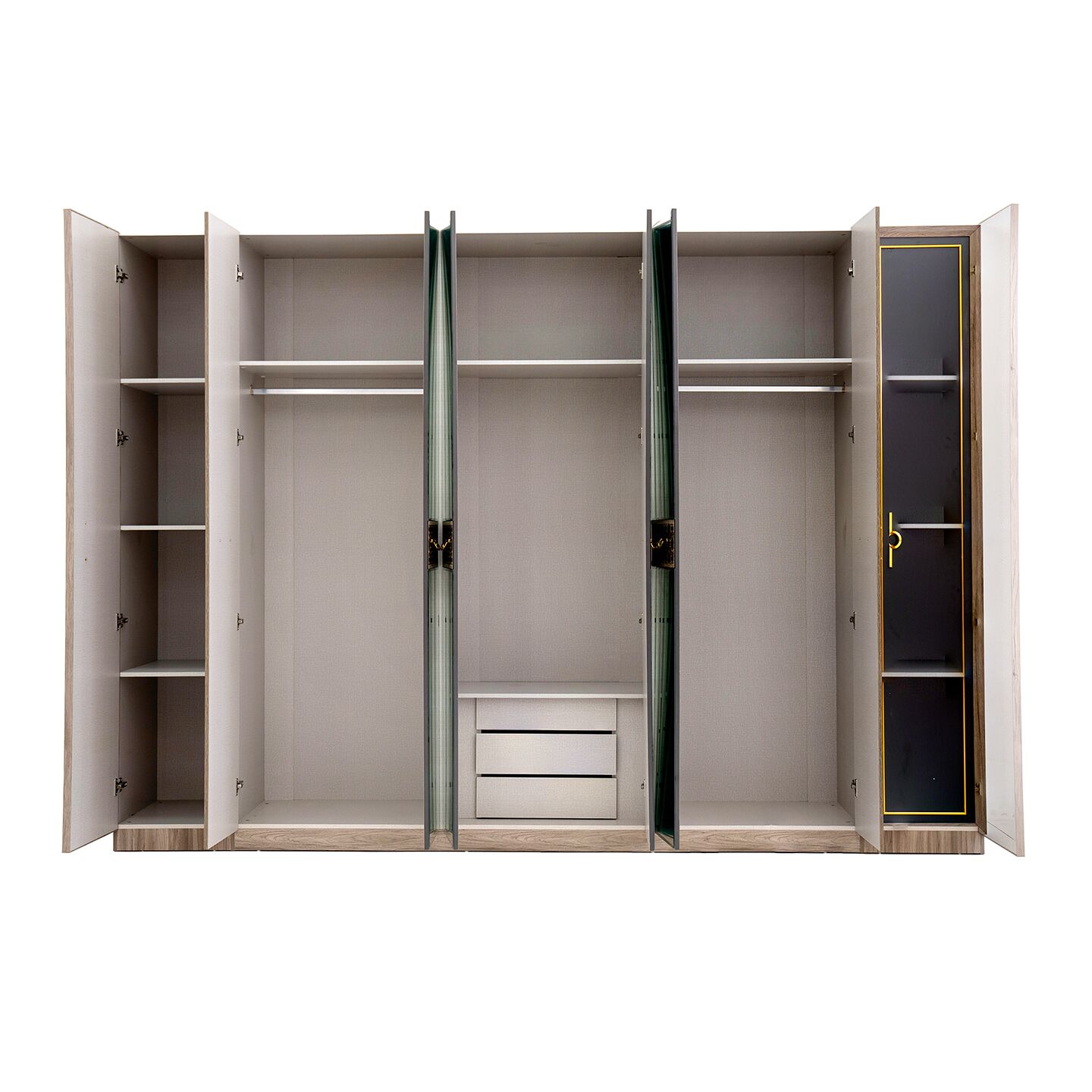 Clara 9-Piece Super King Bedroom Set With Hydraulic Storage-200*200 cm - Image 24
