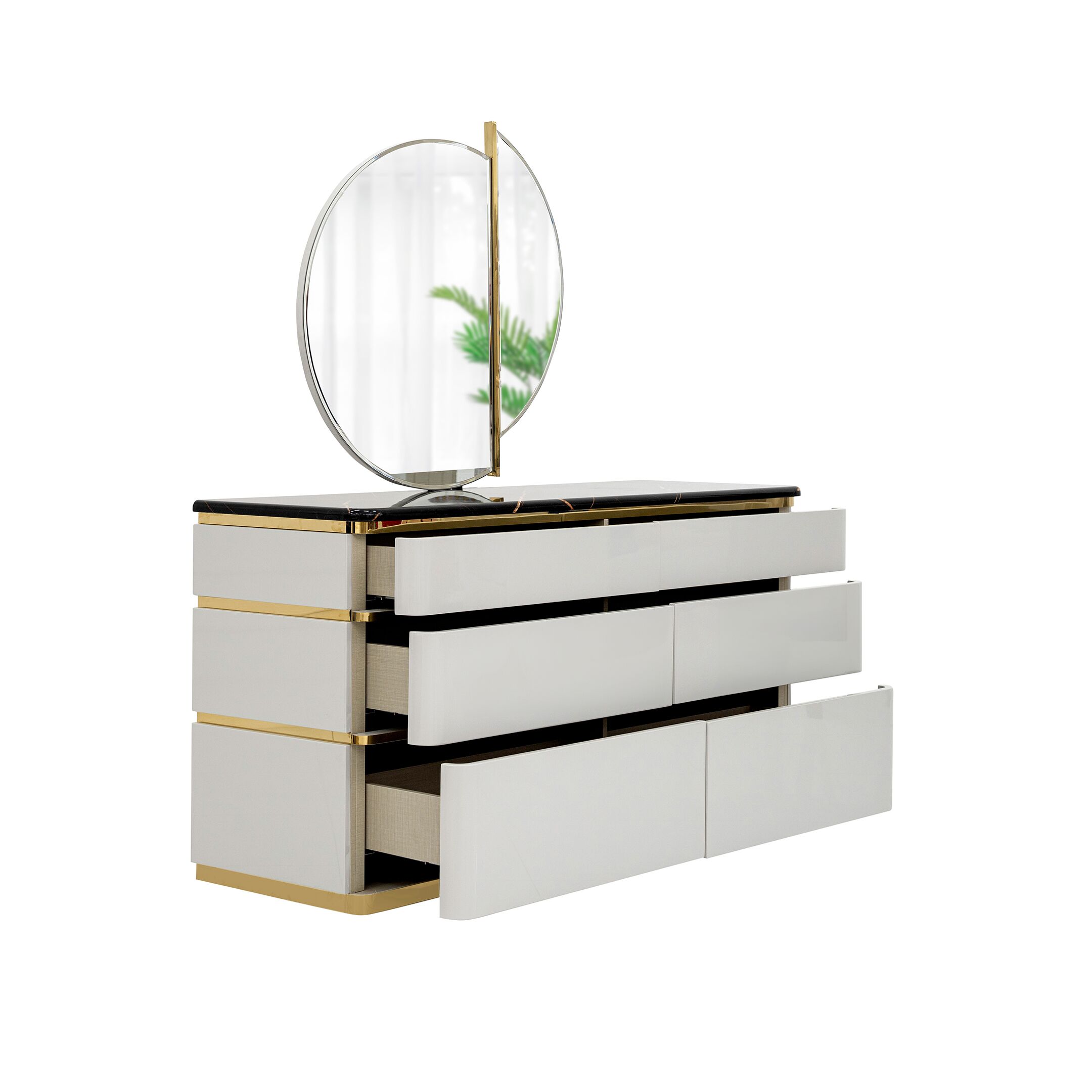Kitson 6-Piece King Bedroom Set-180*200 cm - Image 8