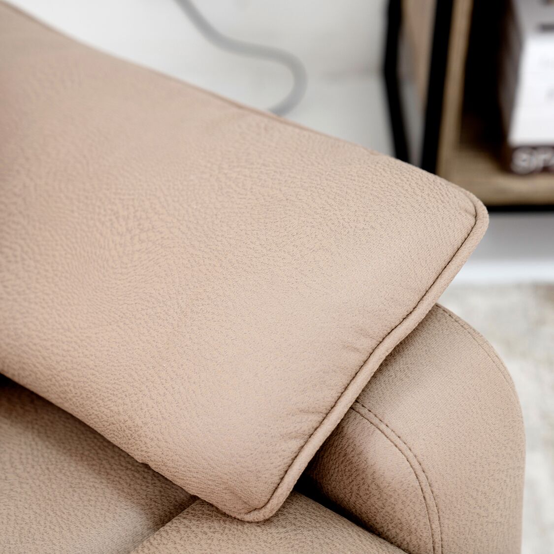 Morano Recliner Sofa-Khaki - Image 6