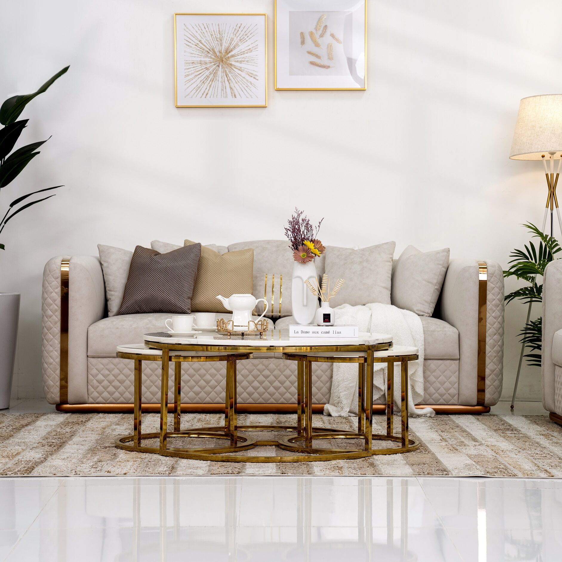 Omar 3 Seater Sofa