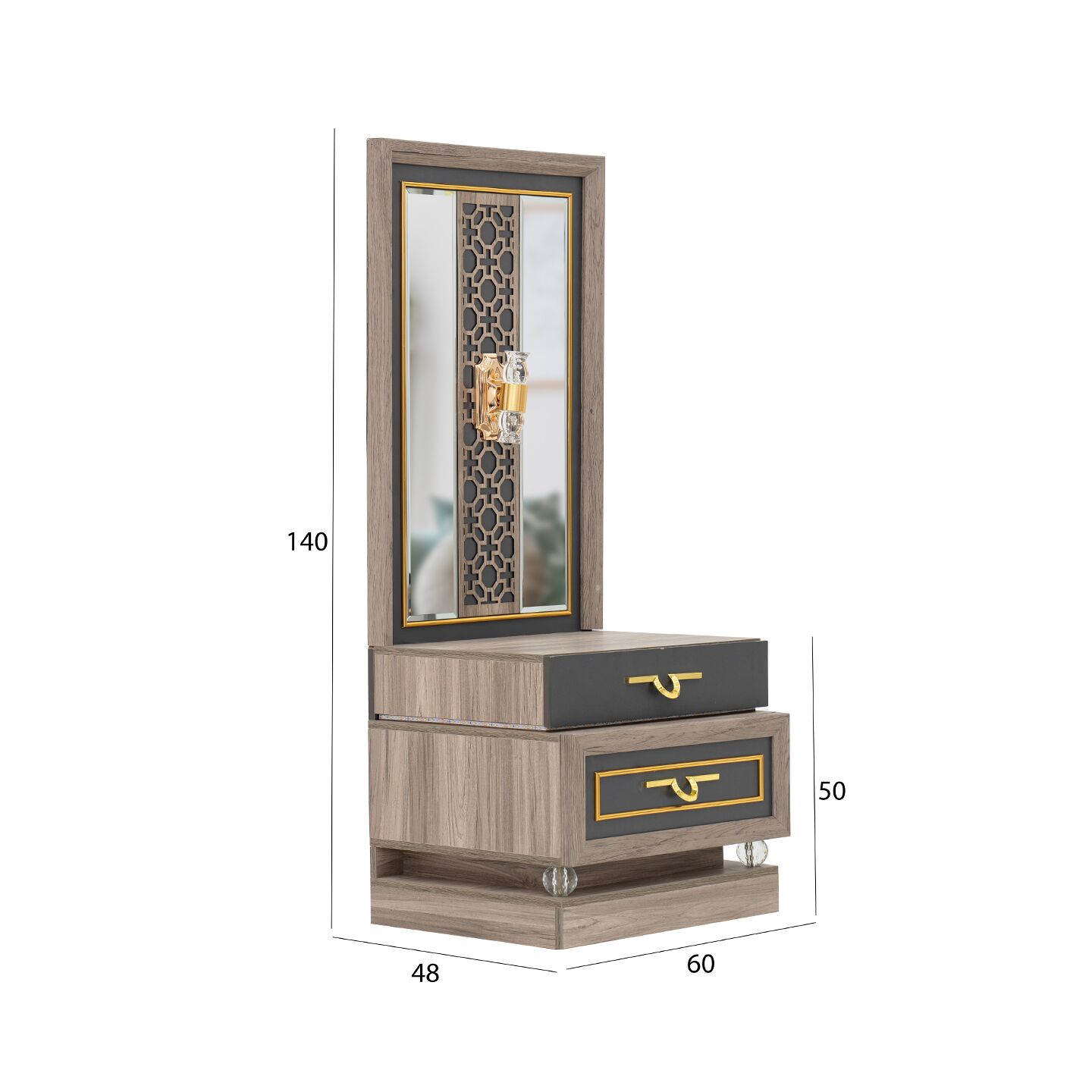 Clara 9-Piece Super King Bedroom Set With Hydraulic Storage-200*200 cm - Image 4