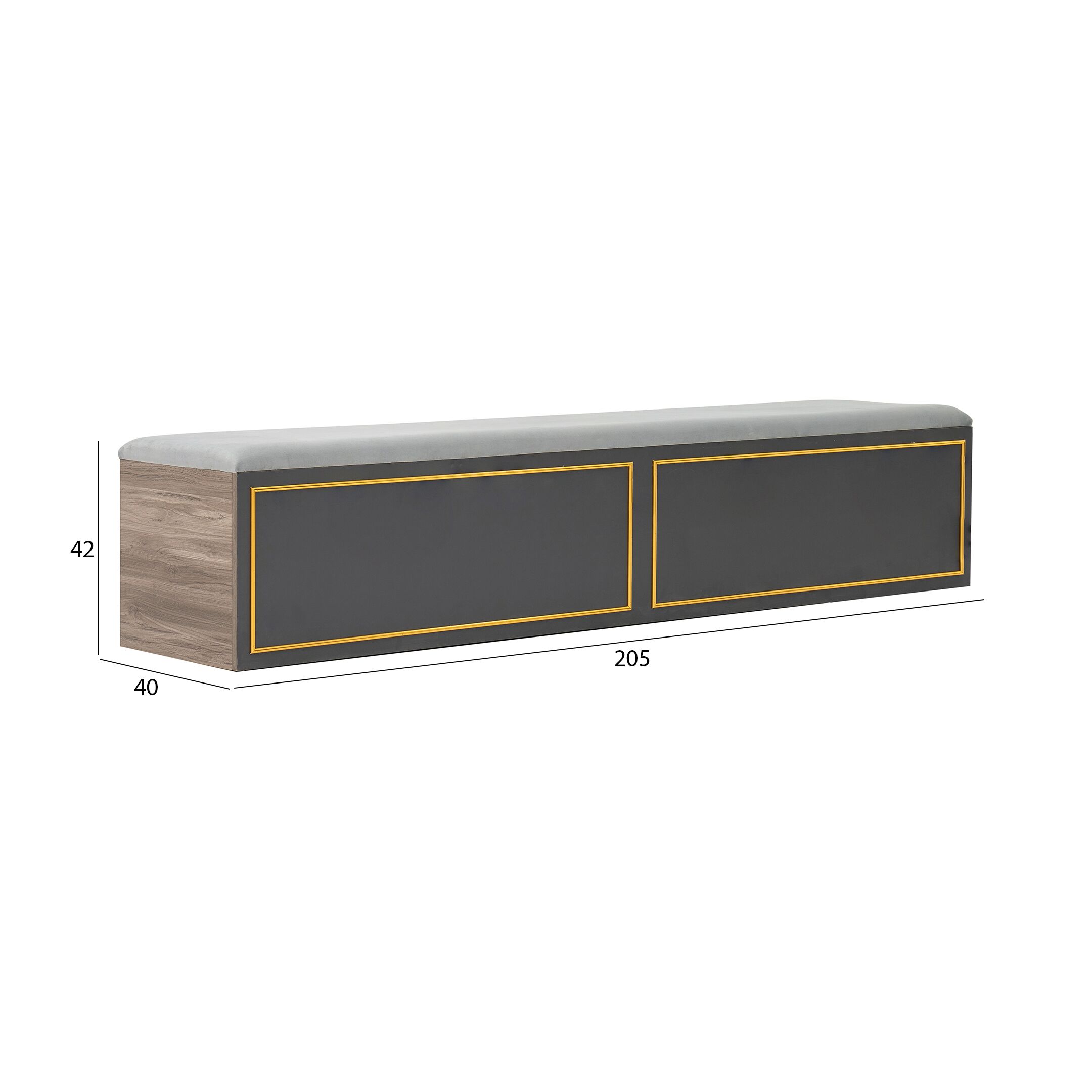 Clara 9-Piece Super King Bedroom Set With Hydraulic Storage-200*200 cm - Image 3