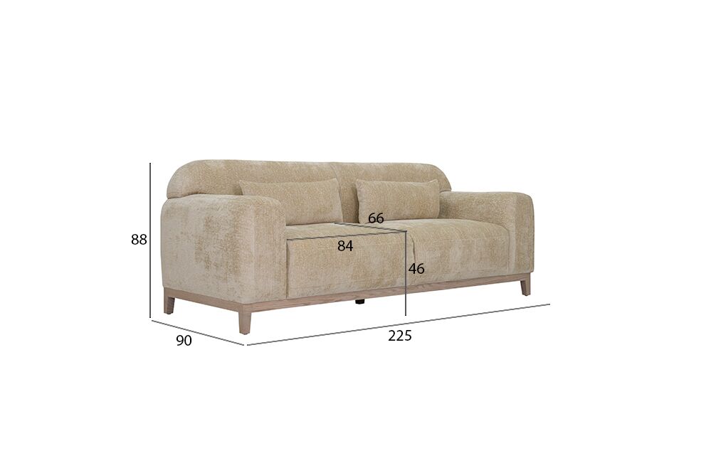 Felix 3 Seater Sofa - Image 2