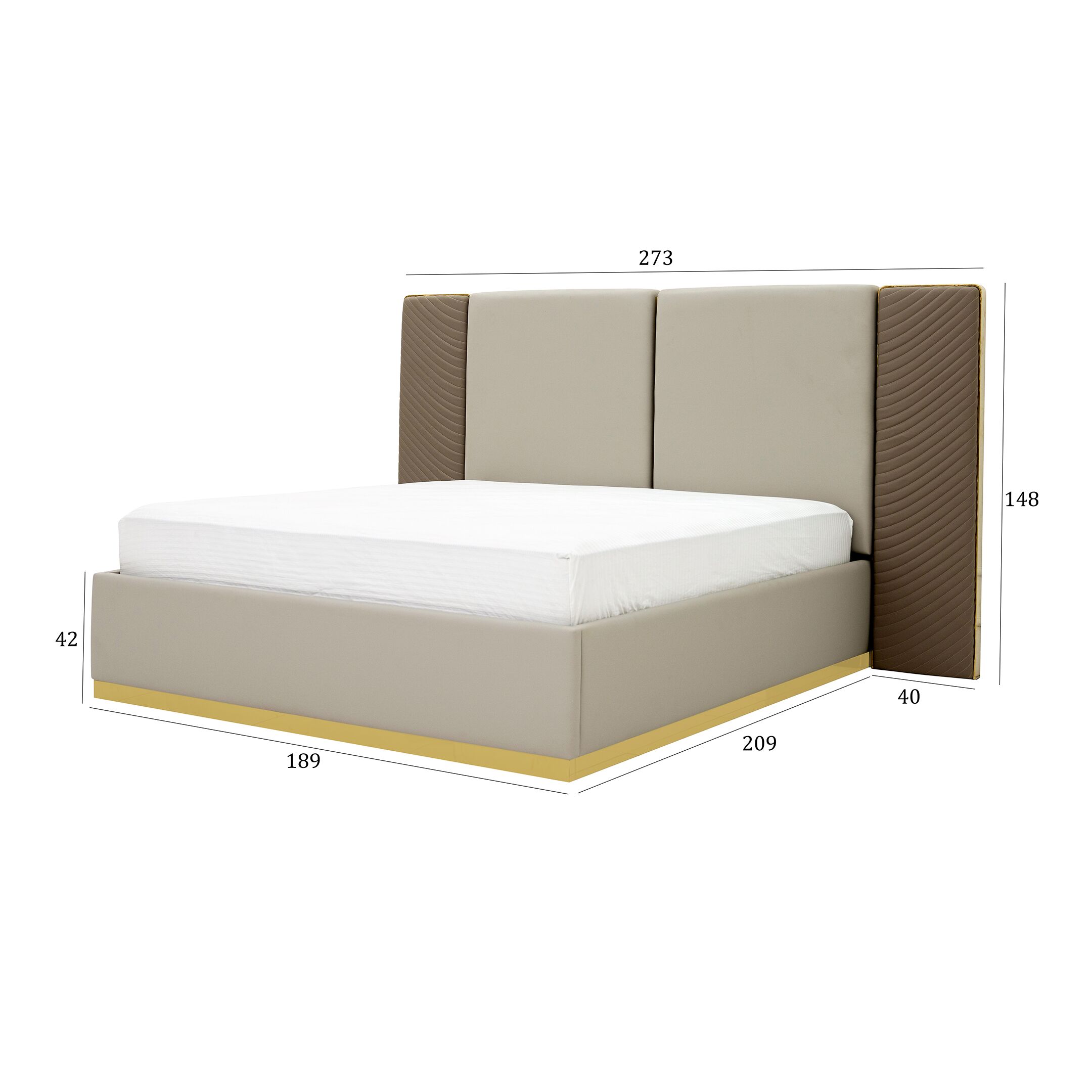 Kitson 6-Piece King Bedroom Set-180*200 cm - Image 2