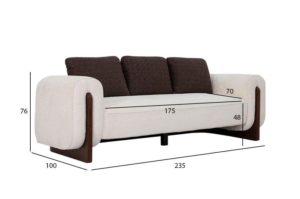 Chance 3 Seater Sofa - Image 2