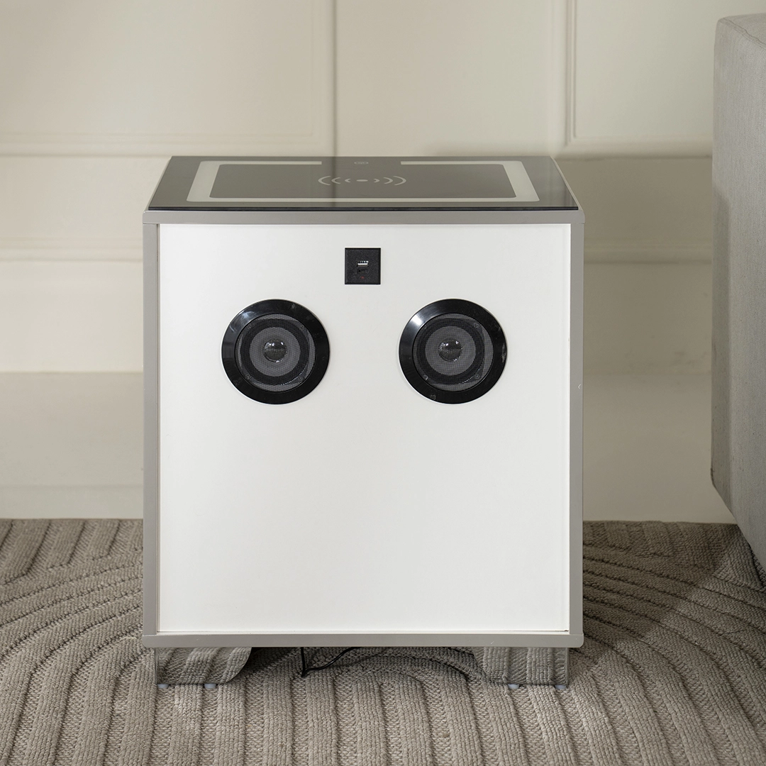 Abbey Smart Night Stand-Grey - Image 9