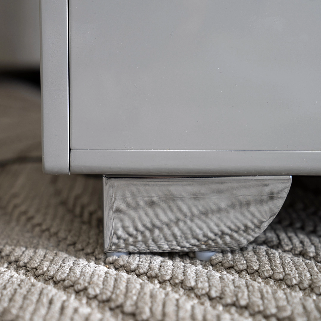 Abbey Smart Night Stand-Grey - Image 4