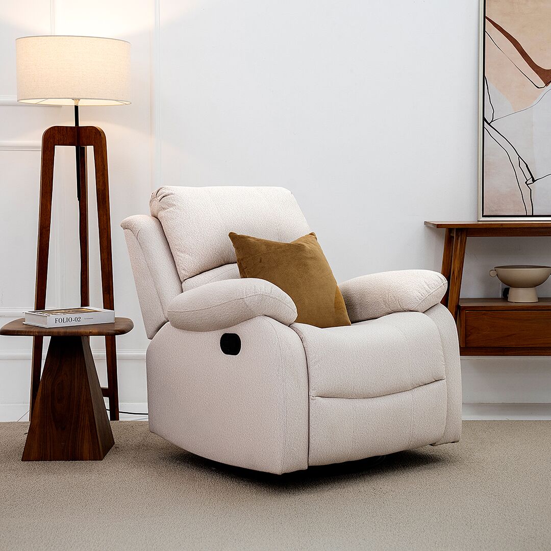 Bruno Recliner-Beige - Image 9