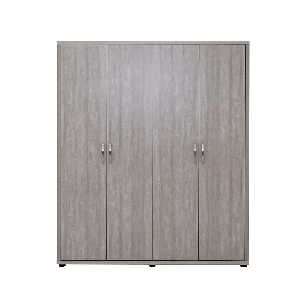 Como 4 Door Wardrobe-Grey - Image 4