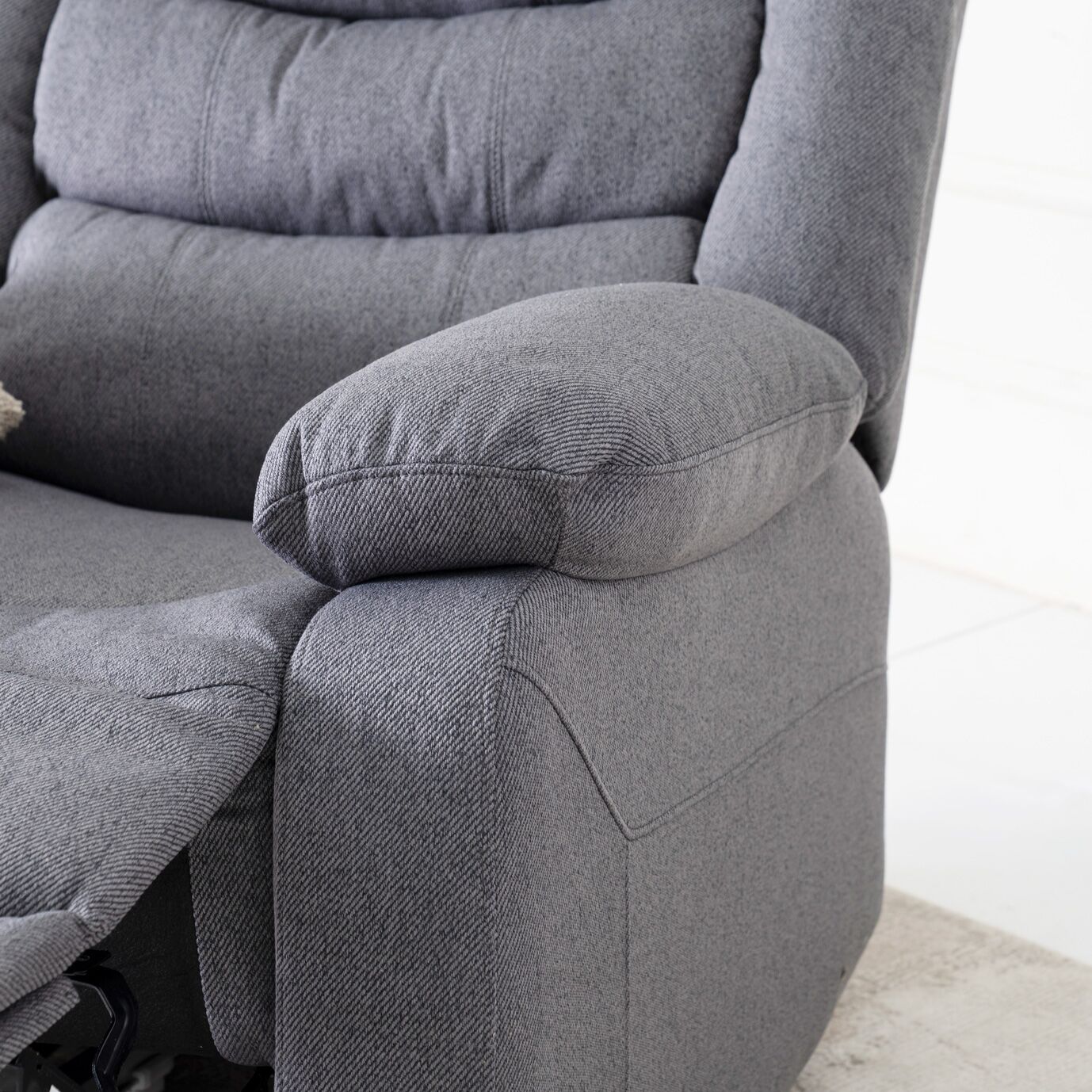 Davis Electric Recliner- Dark Grey - Image 8