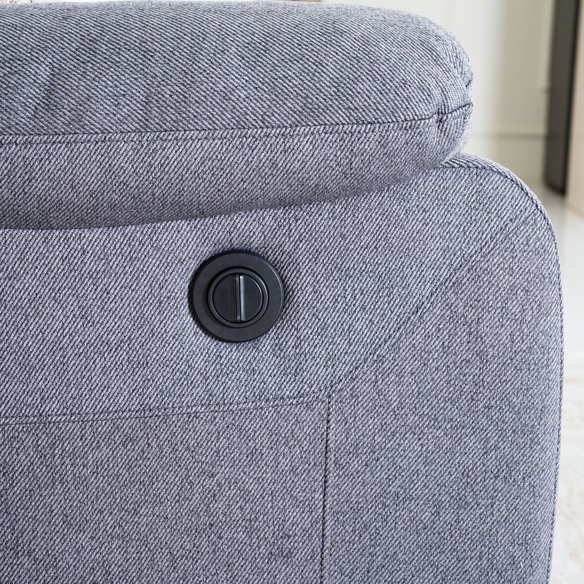 Davis Electric Recliner- Dark Grey - Image 9
