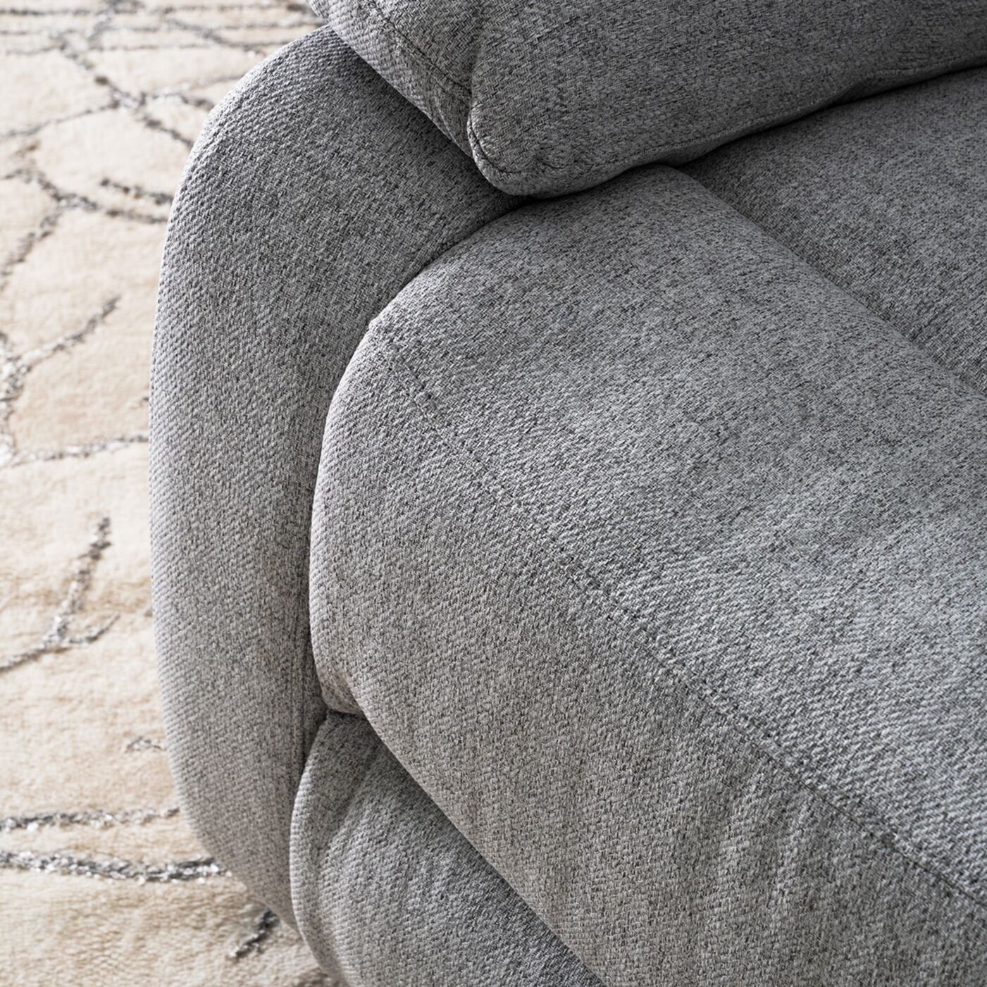 Davis Electric Recliner- Light Grey - Image 5