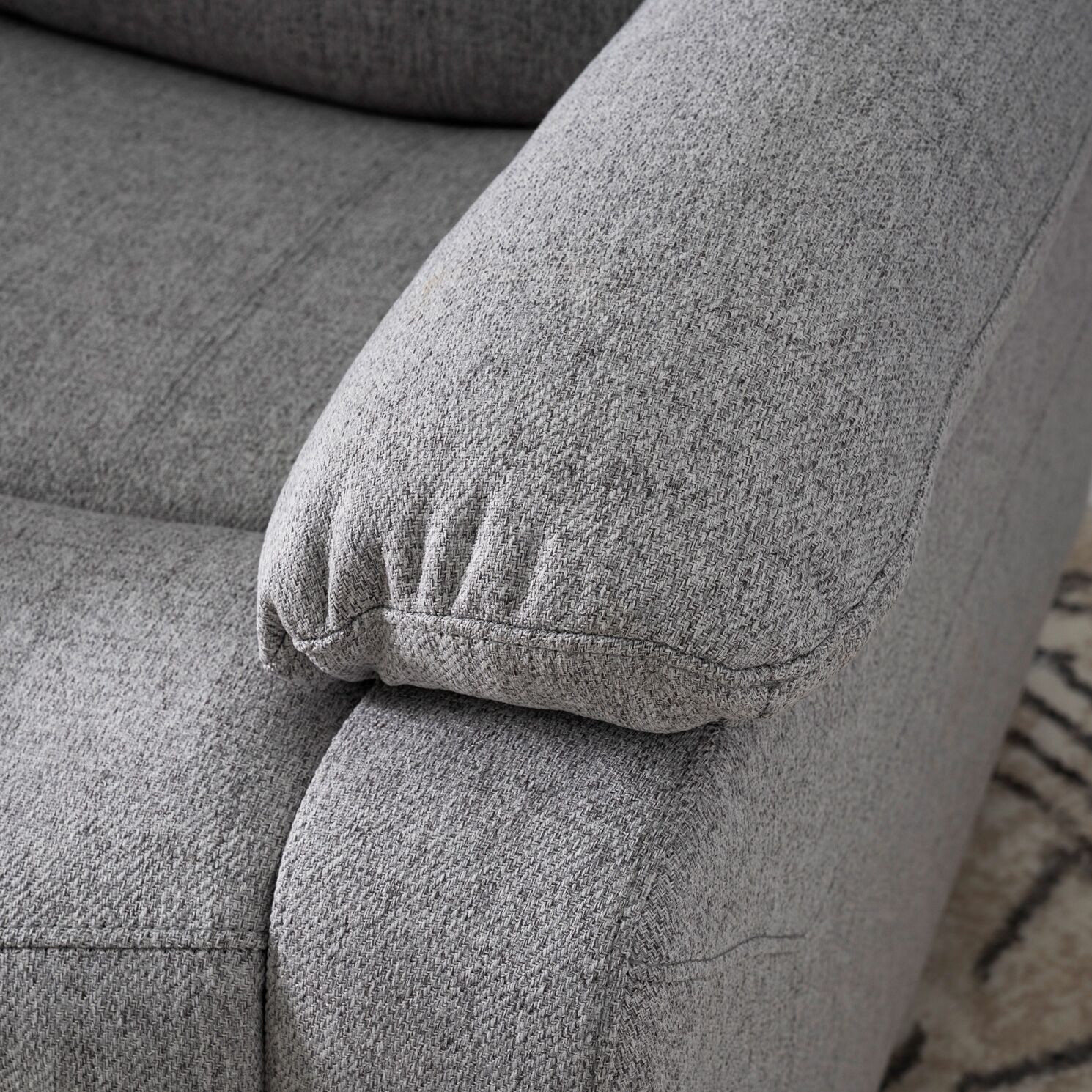 Davis Electric Recliner- Light Grey - Image 6