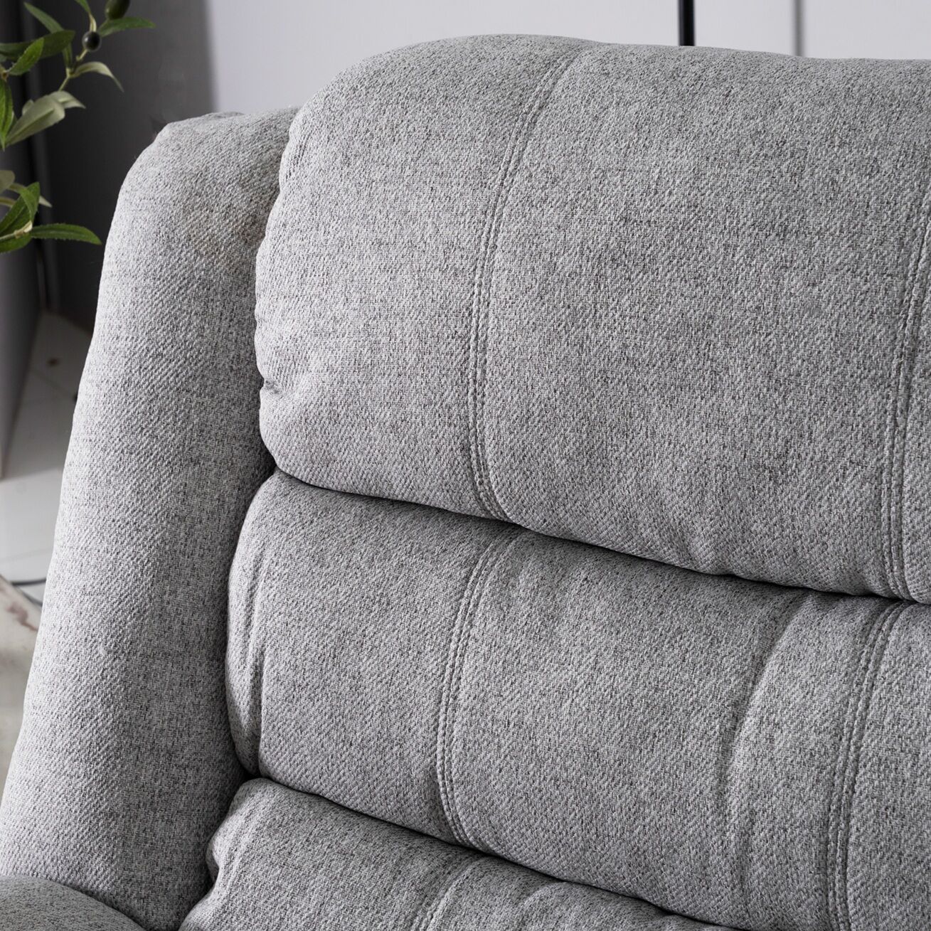 Davis Electric Recliner- Light Grey - Image 7