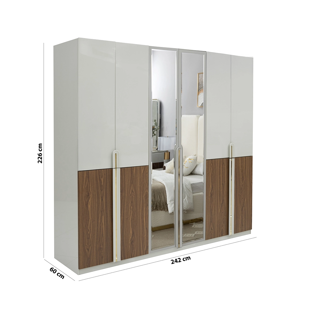 Serenity 6-Piece King Bedroom Set-180*200 cm - Image 7
