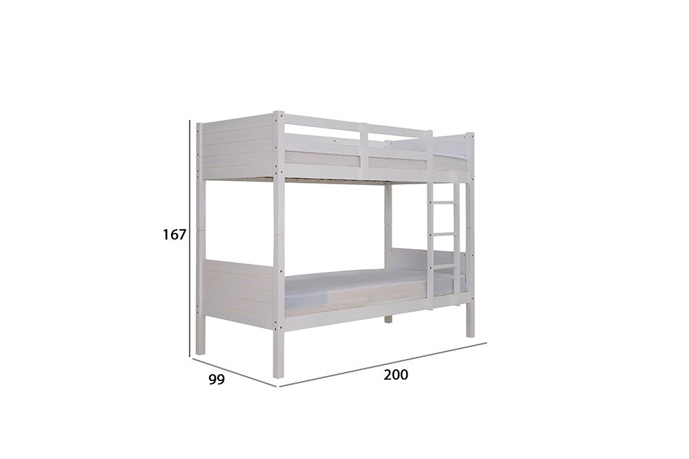 Hase Kids Bunk Bed-White - Image 2