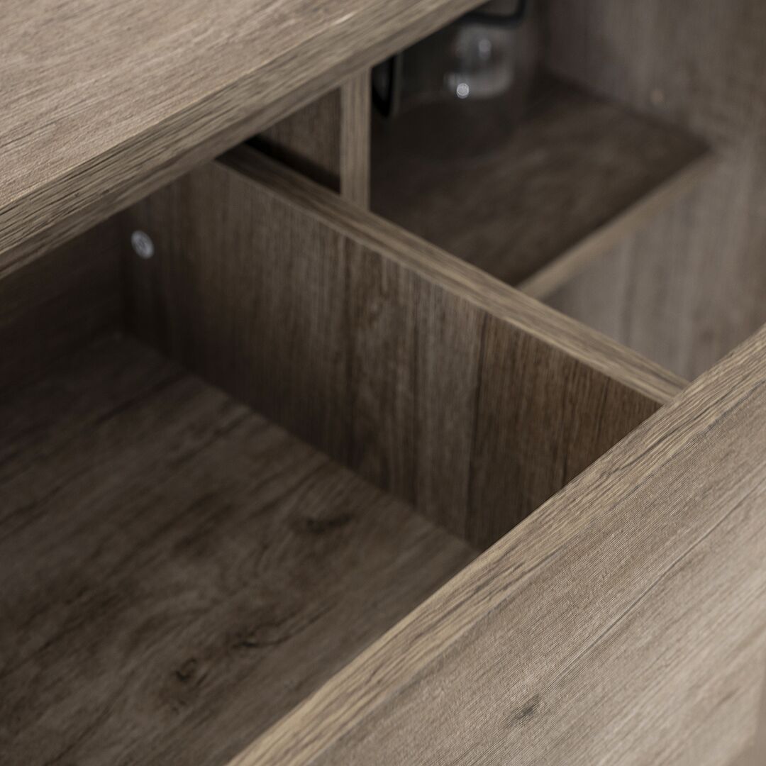 Tyrell Wine Cabinet-Grey Oak - Image 7