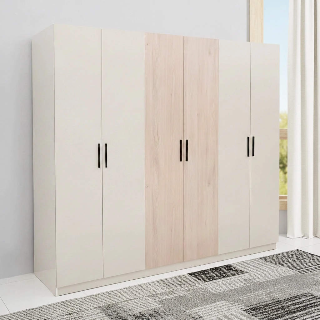 Helio 6-Door Wardrobe - Image 4