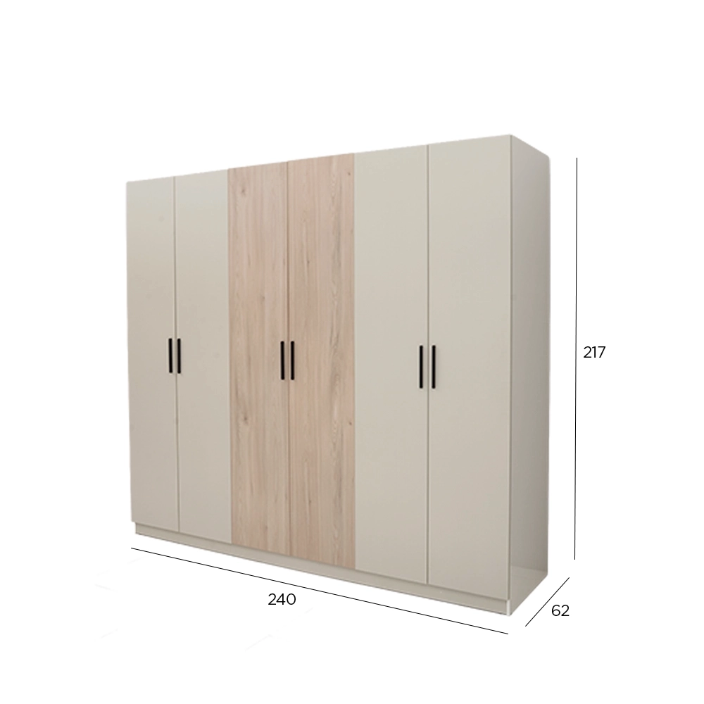Helio 6-Door Wardrobe - Image 2