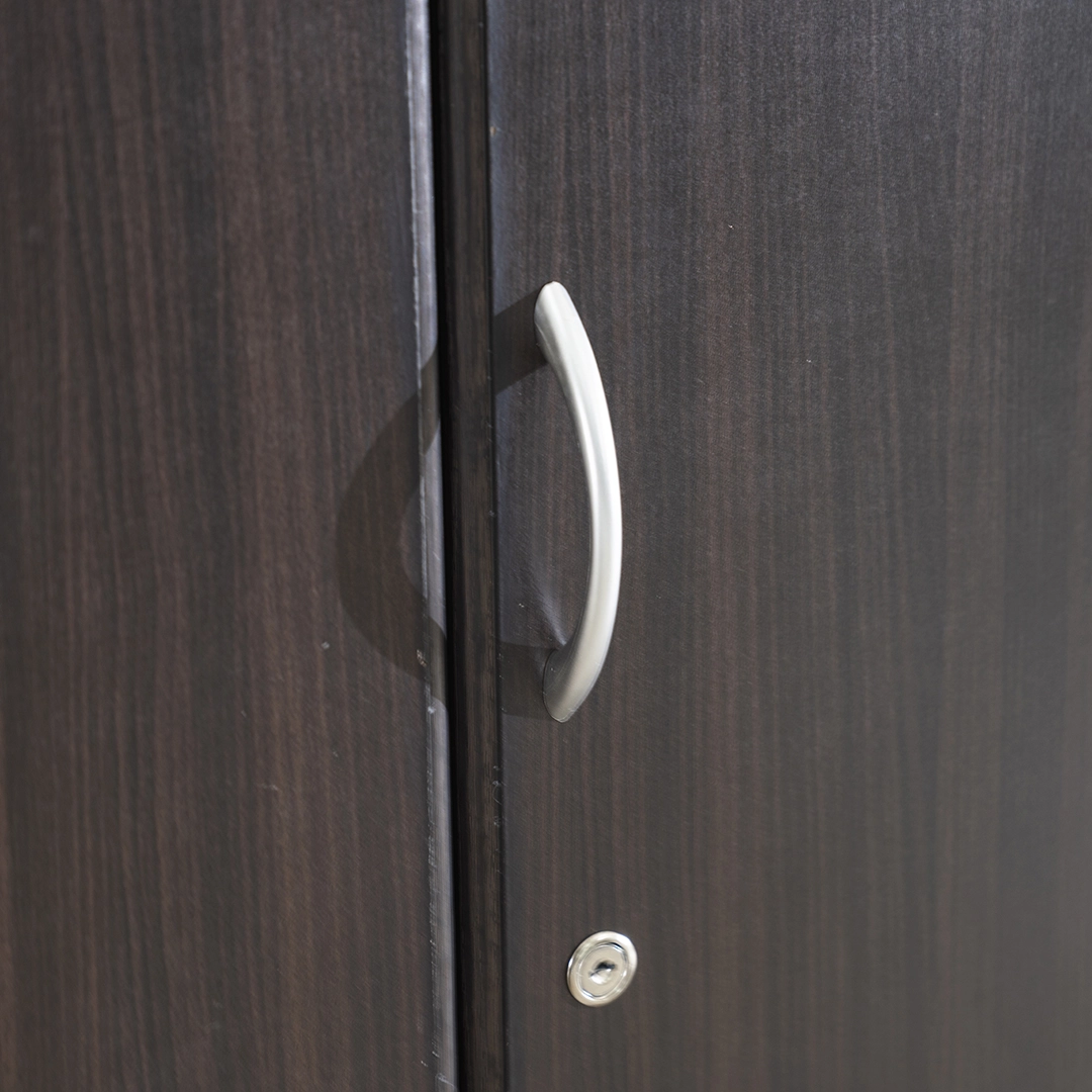 Adelina 3-Door Wardrobe-Cappuccino - Image 3