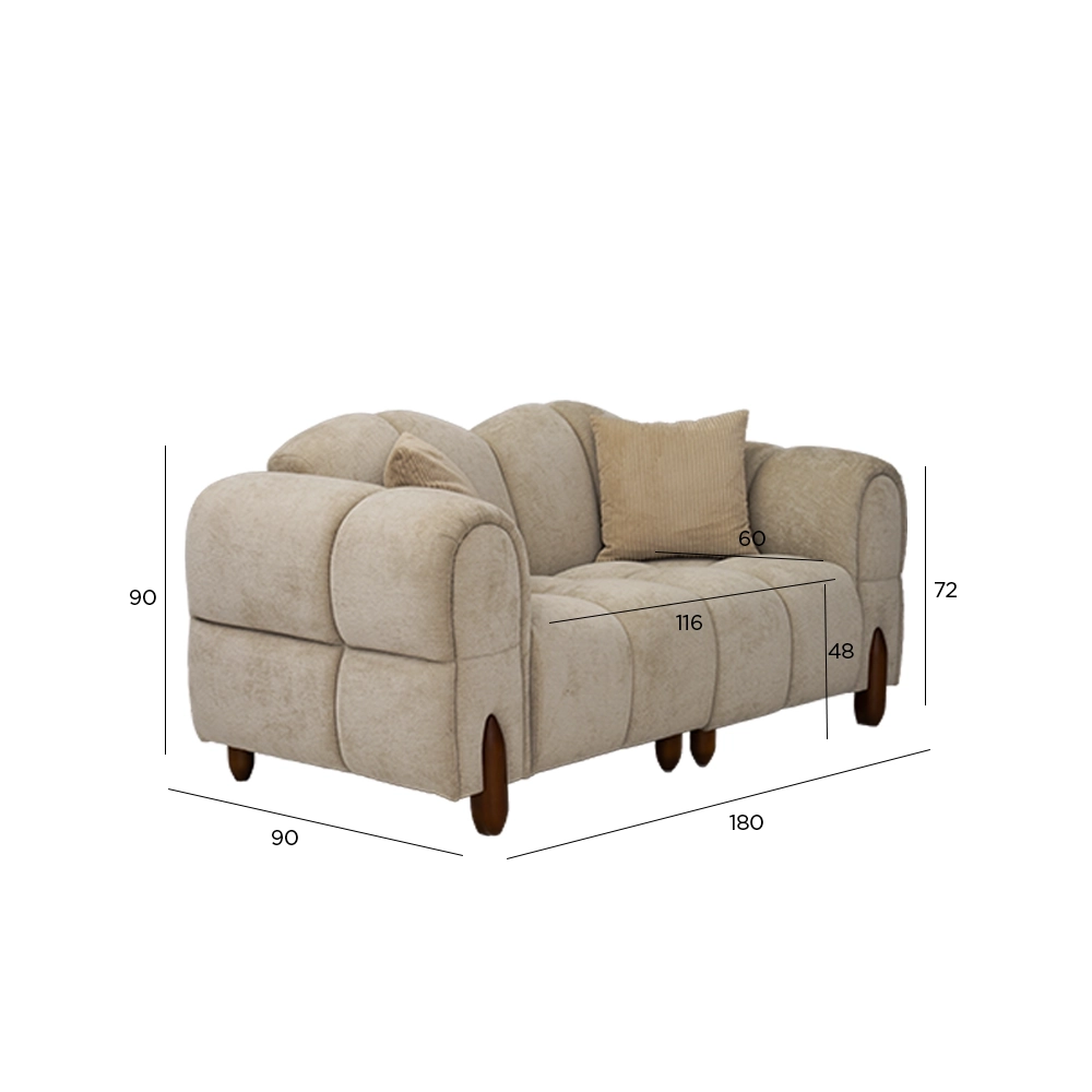 The Crest Sofa 6-Seater Sofa Set - Image 3