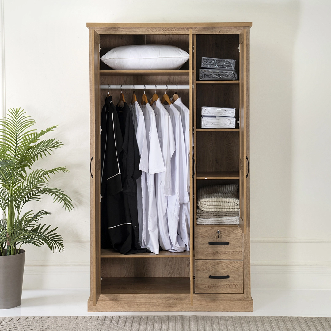 Majestic 3-Door Wardrobe - Image 2