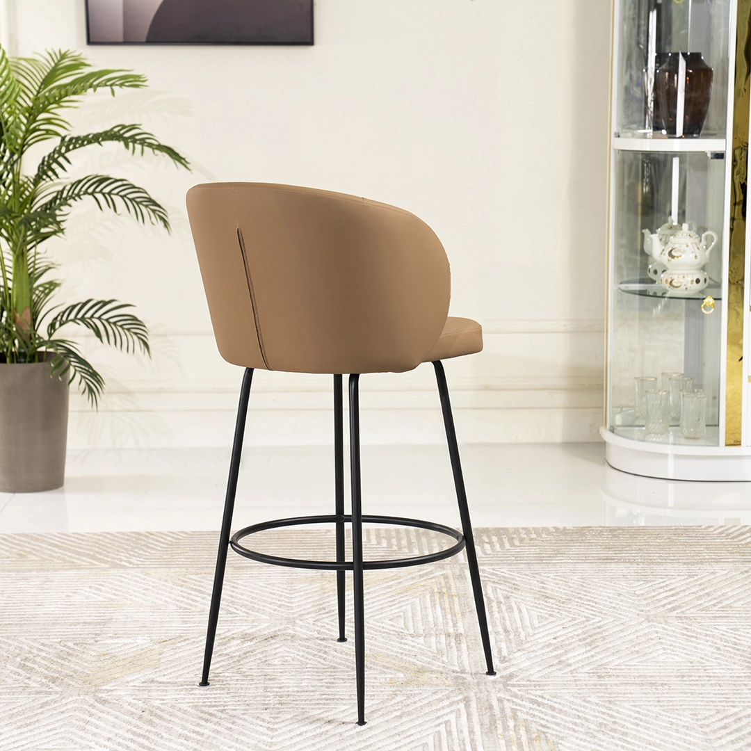 Holsted Bar Chair-Brown - Image 4