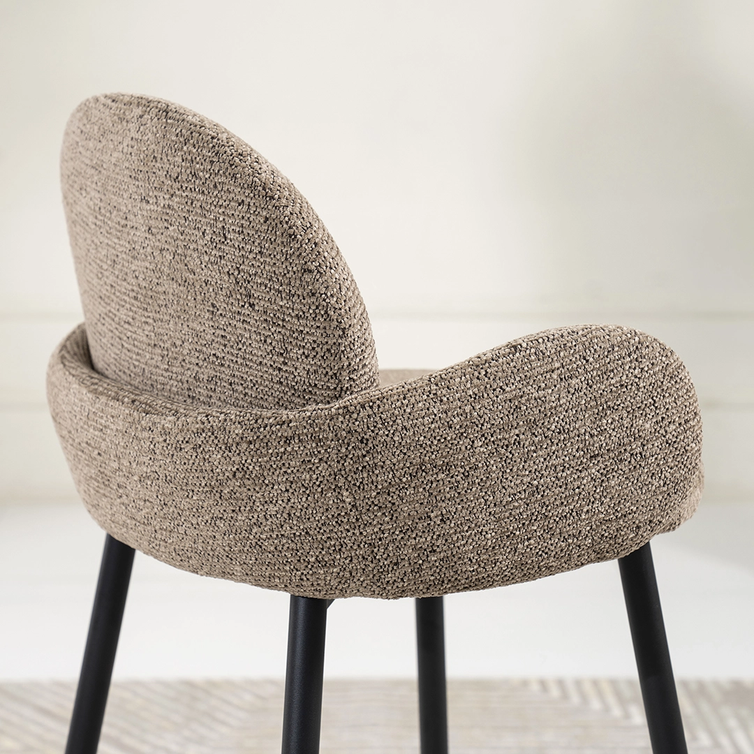 Curvy Bar Chair-Brown - Image 5
