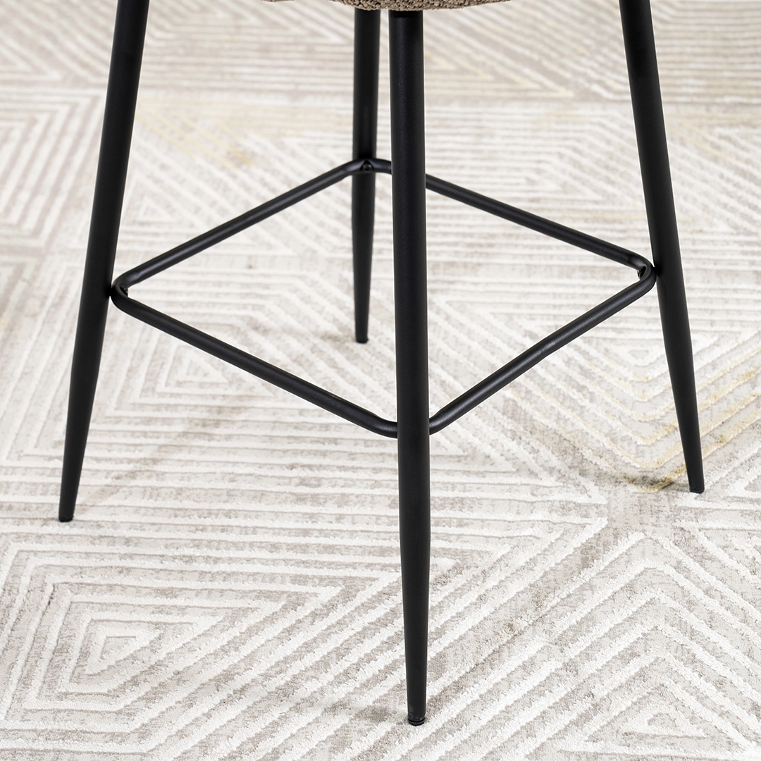 Curvy Bar Chair-Brown - Image 6