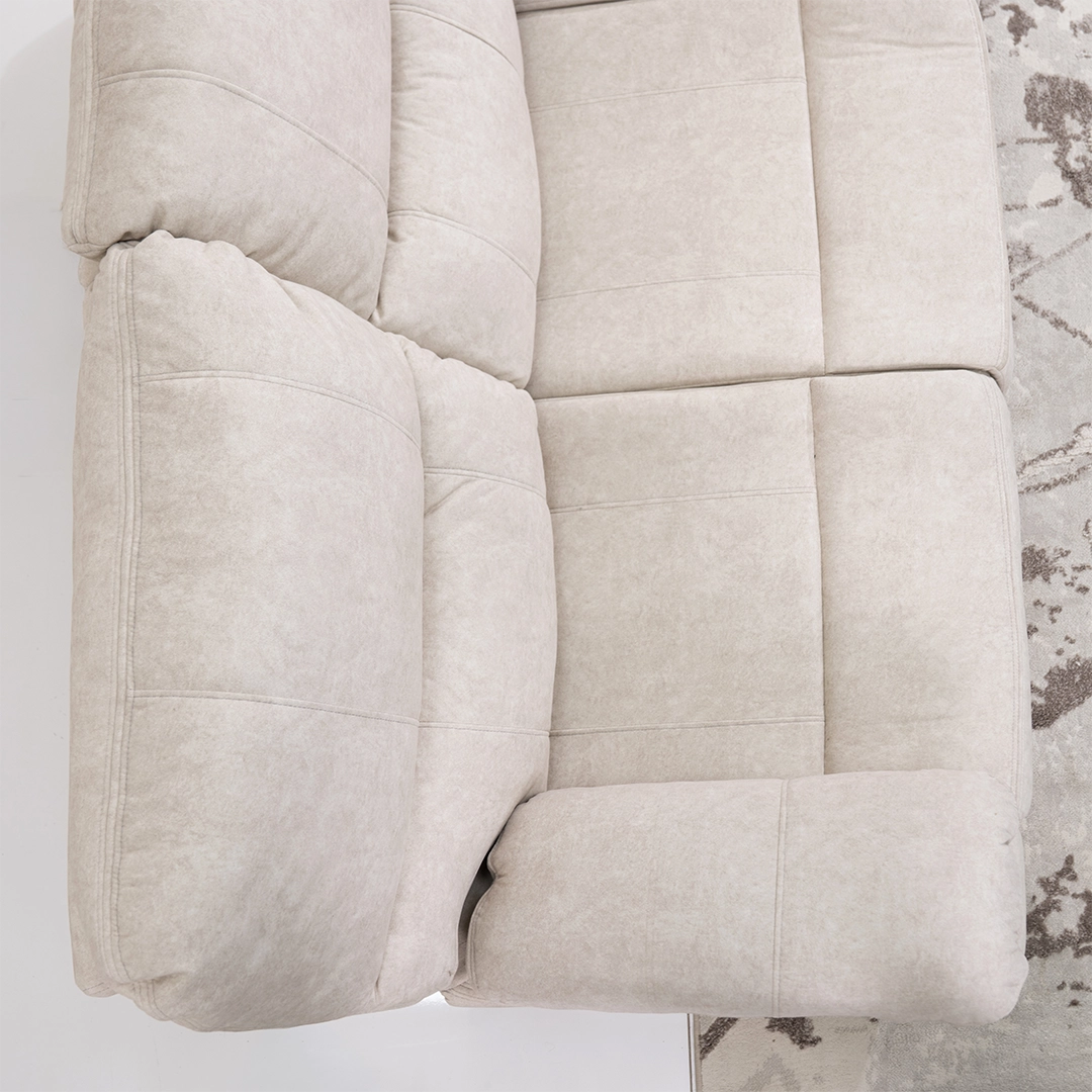Stanford 6-Seater Recliner Sofa Set-Taupe - Image 12